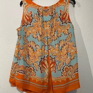 Rose and Olive Blouse Tank XL